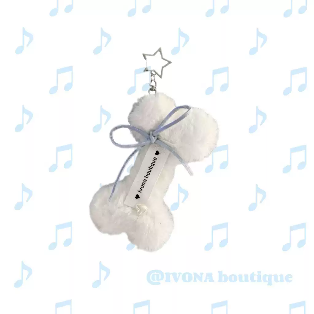 LITTLE BONES PLUSH KEYCHAIN