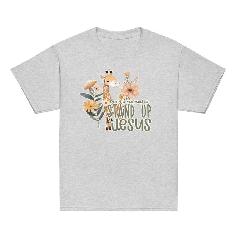 Stand up for Jesus- Tricou cu mesaj crestin, pentru copii mari
