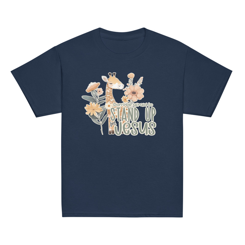 Stand up for Jesus- Tricou cu mesaj crestin, pentru copii mari