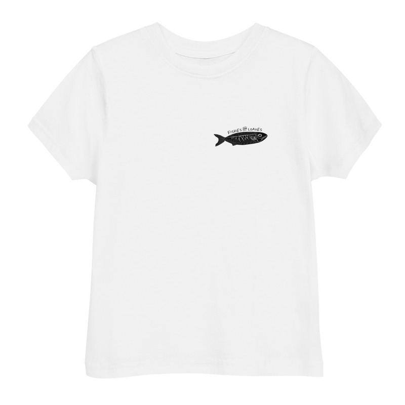 Fishes and loafs- Tricou cu mesaj crestin, pentru copii mici