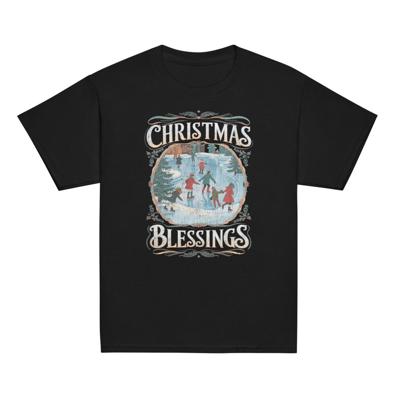 Christmas blessings- Tricou cu mesaj de craciun, pentru copii mari