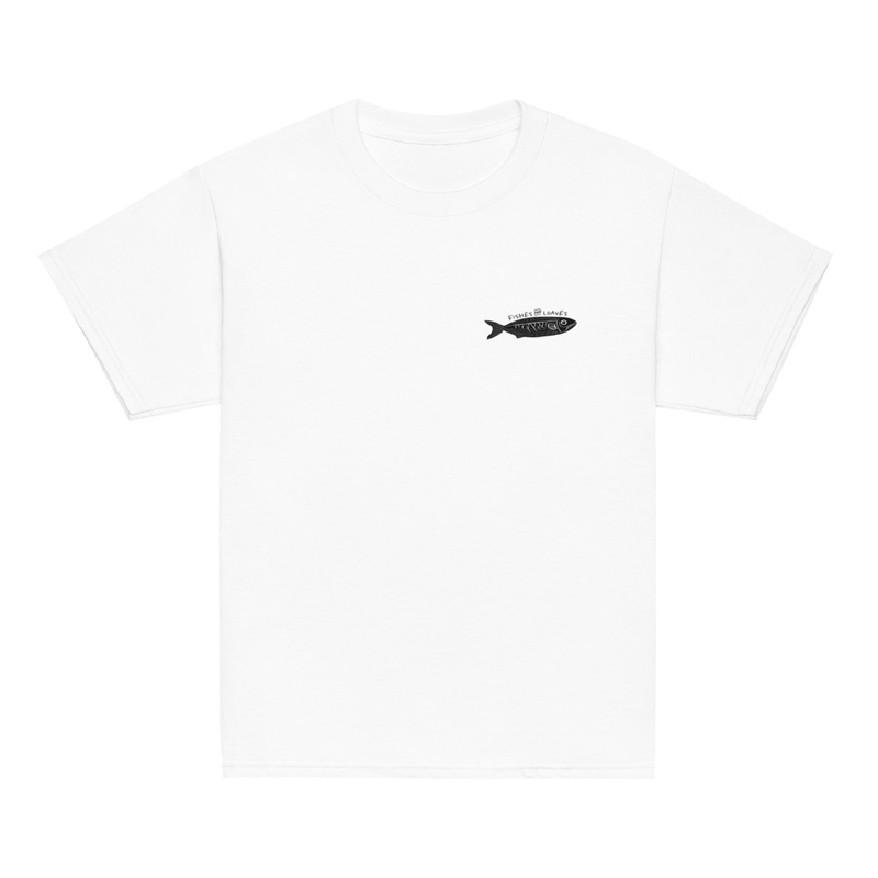 Fishes and loafs- Tricou cu mesaj crestin, pentru copii mari