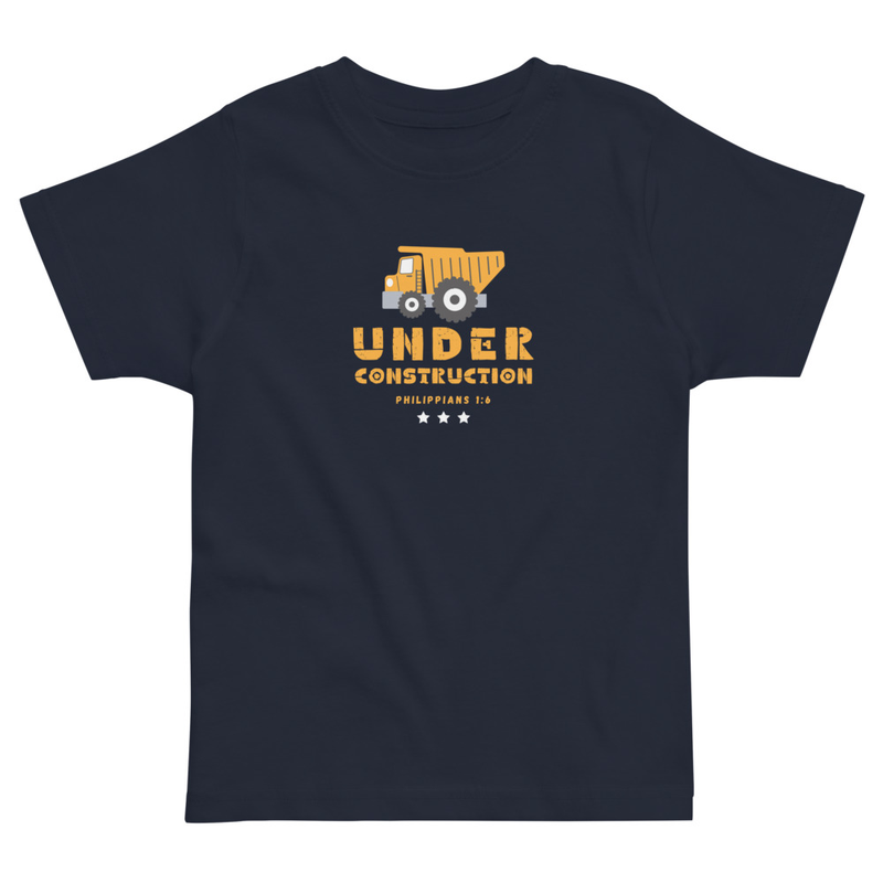 Under construction- tricou pentru copii mici, cu mesaj creștin 