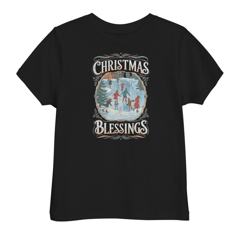 Christmas blessings- Tricou cu mesaj de craciun, pentru copii mici