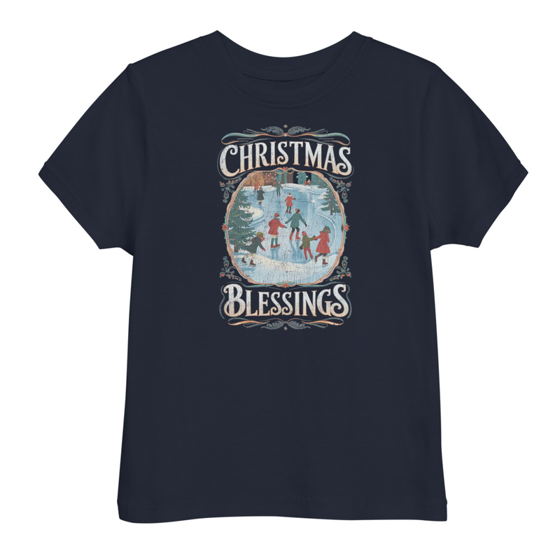 Christmas blessings- Tricou cu mesaj de craciun, pentru copii mici