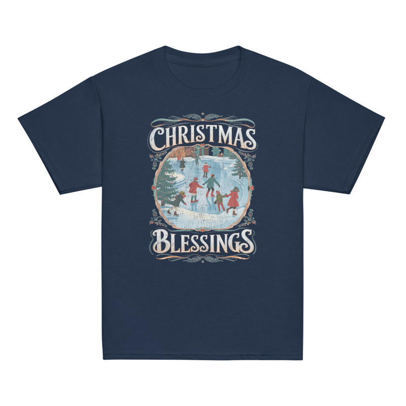 Christmas blessings- Tricou cu mesaj de craciun, pentru copii mari