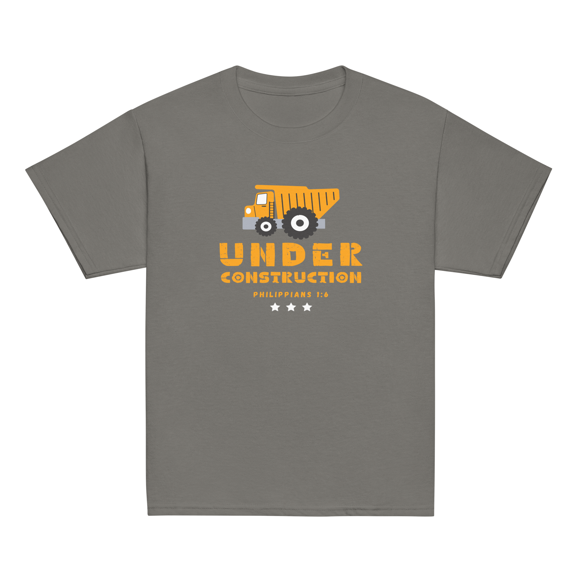 Under construction- tricou pentru copii mari, cu mesaj biblic 