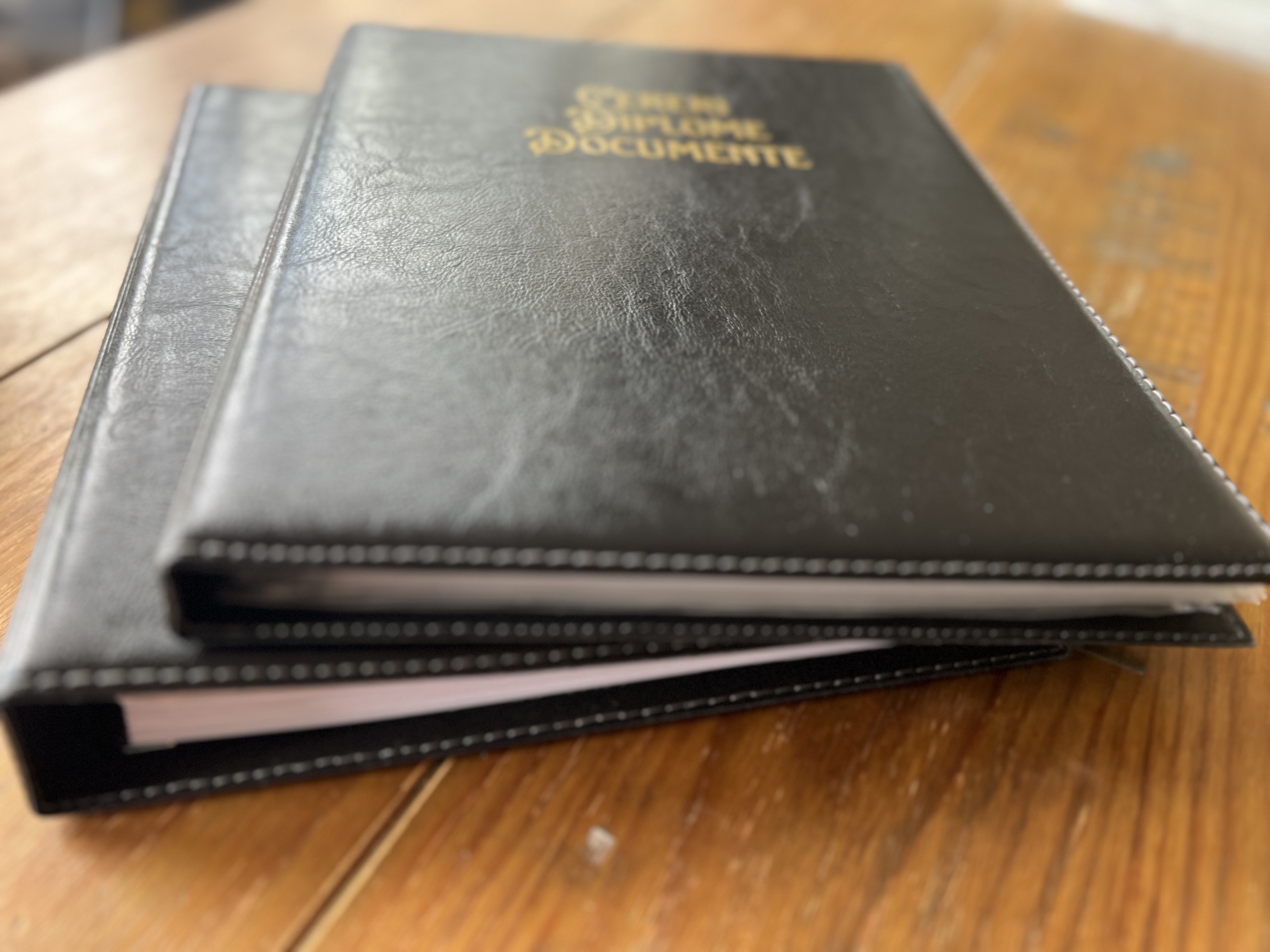 Dosar cu 4 inele (biblioraft) imitație piele (fără documente)