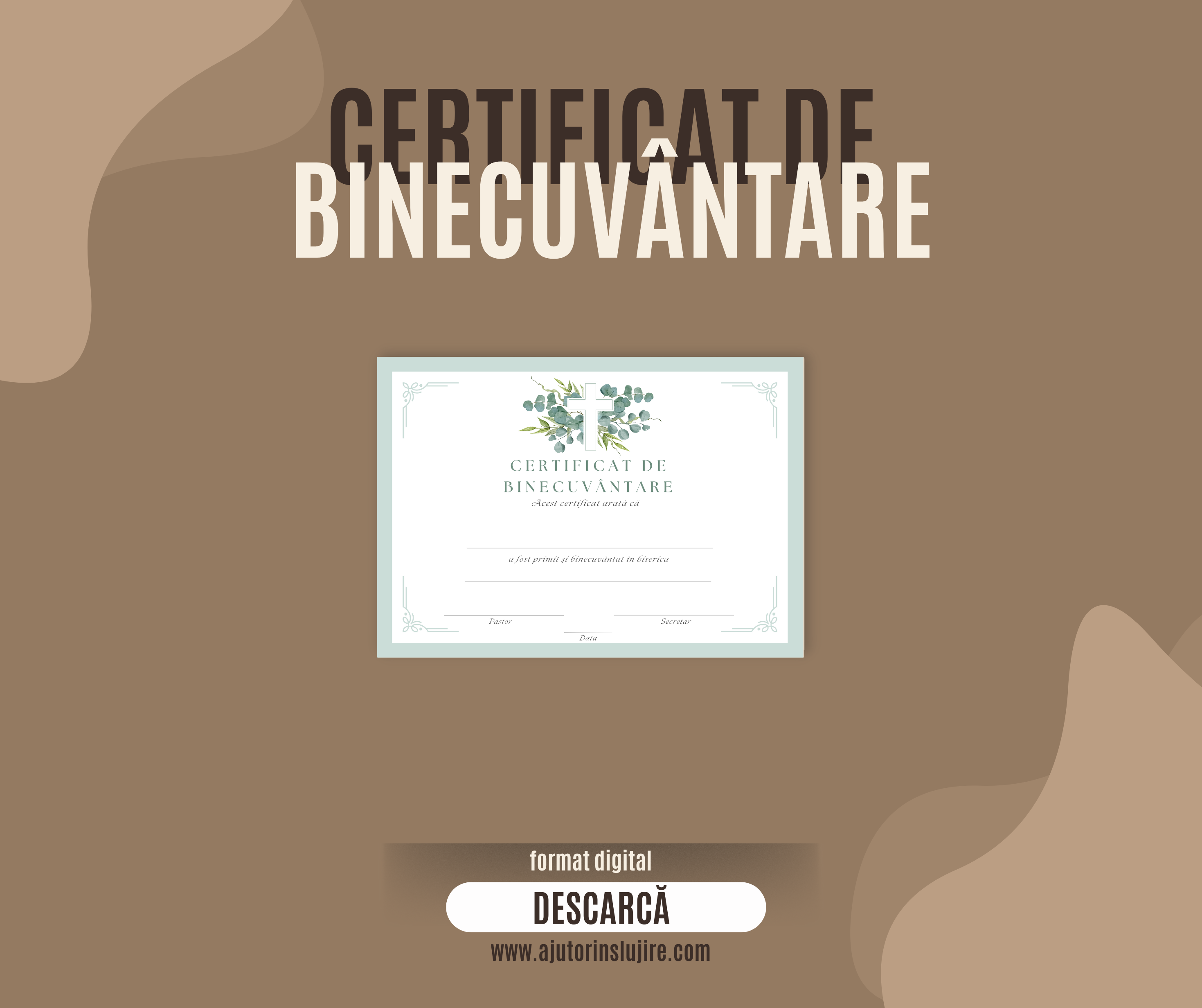 Certificat de binecuvântare (format digital)