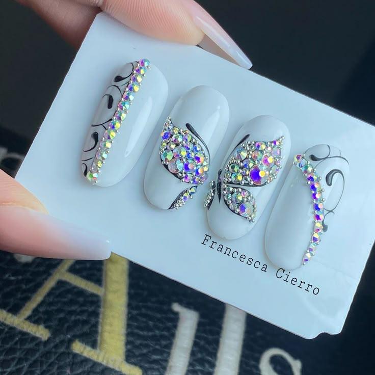 Rhinestone Nail Art Set