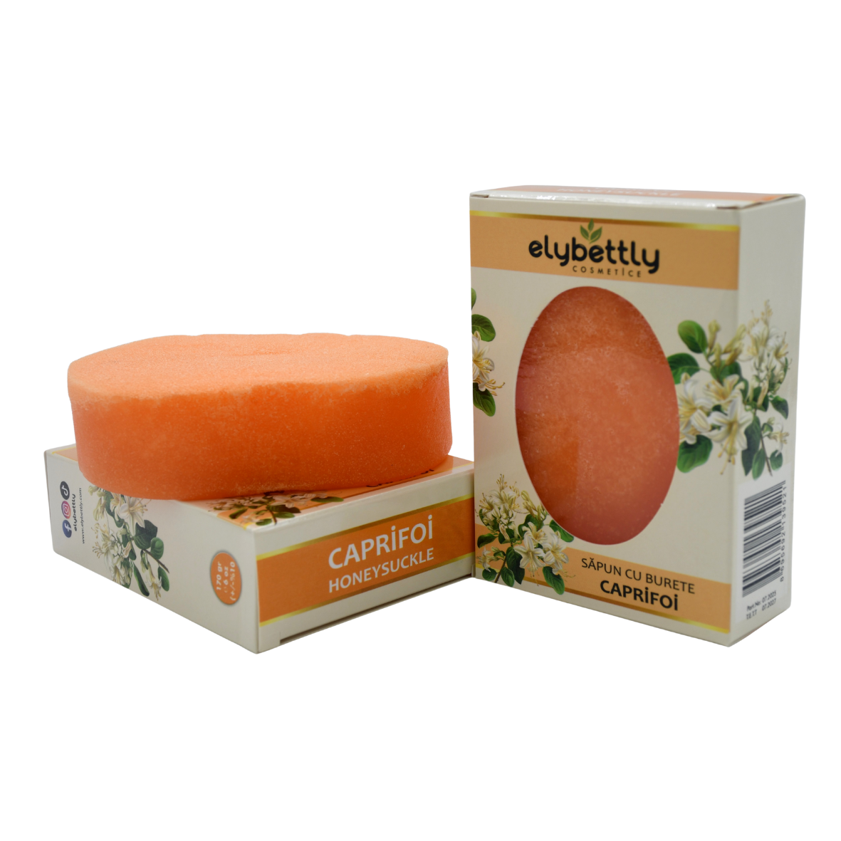 Săpun cu burete caprifoi