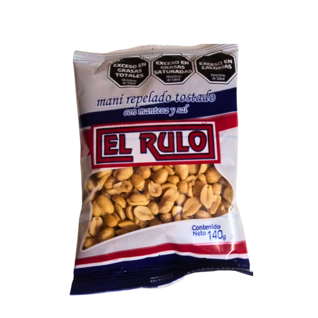 Maní repelado tostado con sal El Rulo 140 g