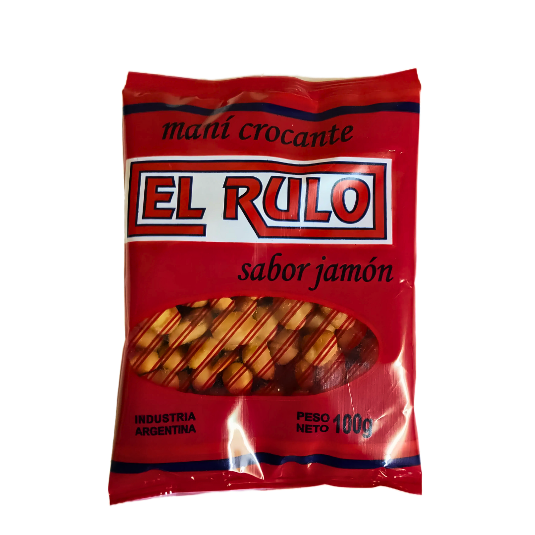 Maní crocante sabor jamón El Rulo 100 g