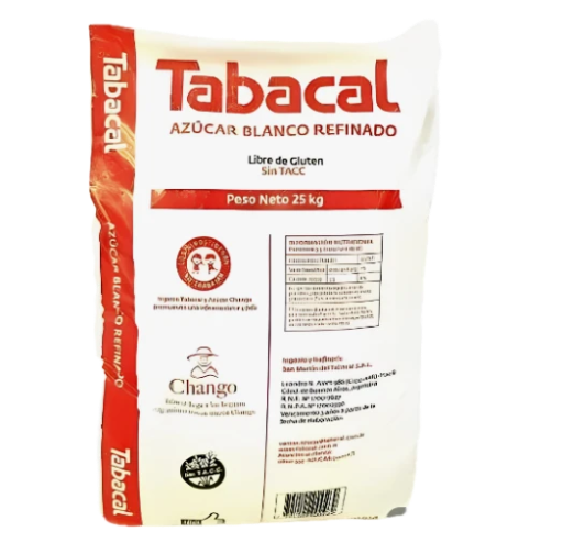 Azúcar Blanco Refinado TABACAL 25 kg