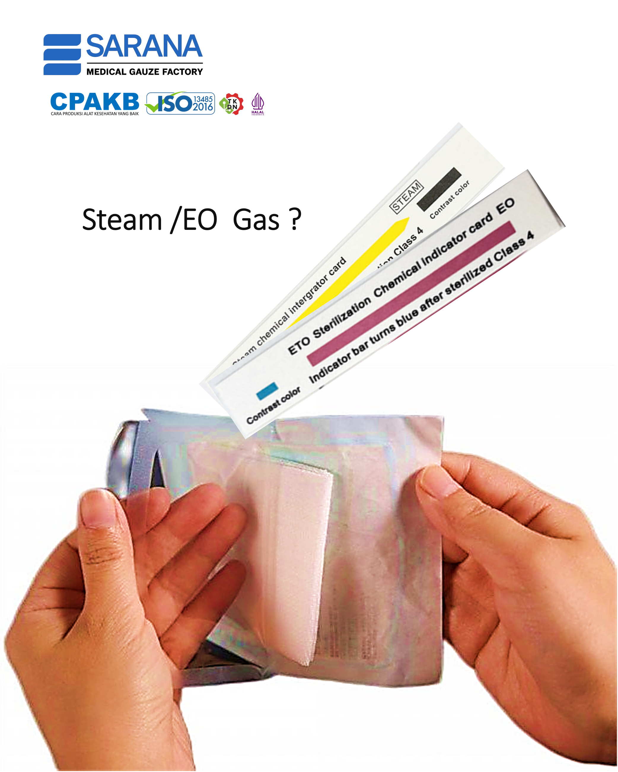 Kasa Lipat Sterile 7.5 x 7.5 cm (3"x3")  X RAY 16 Ply Isi 10