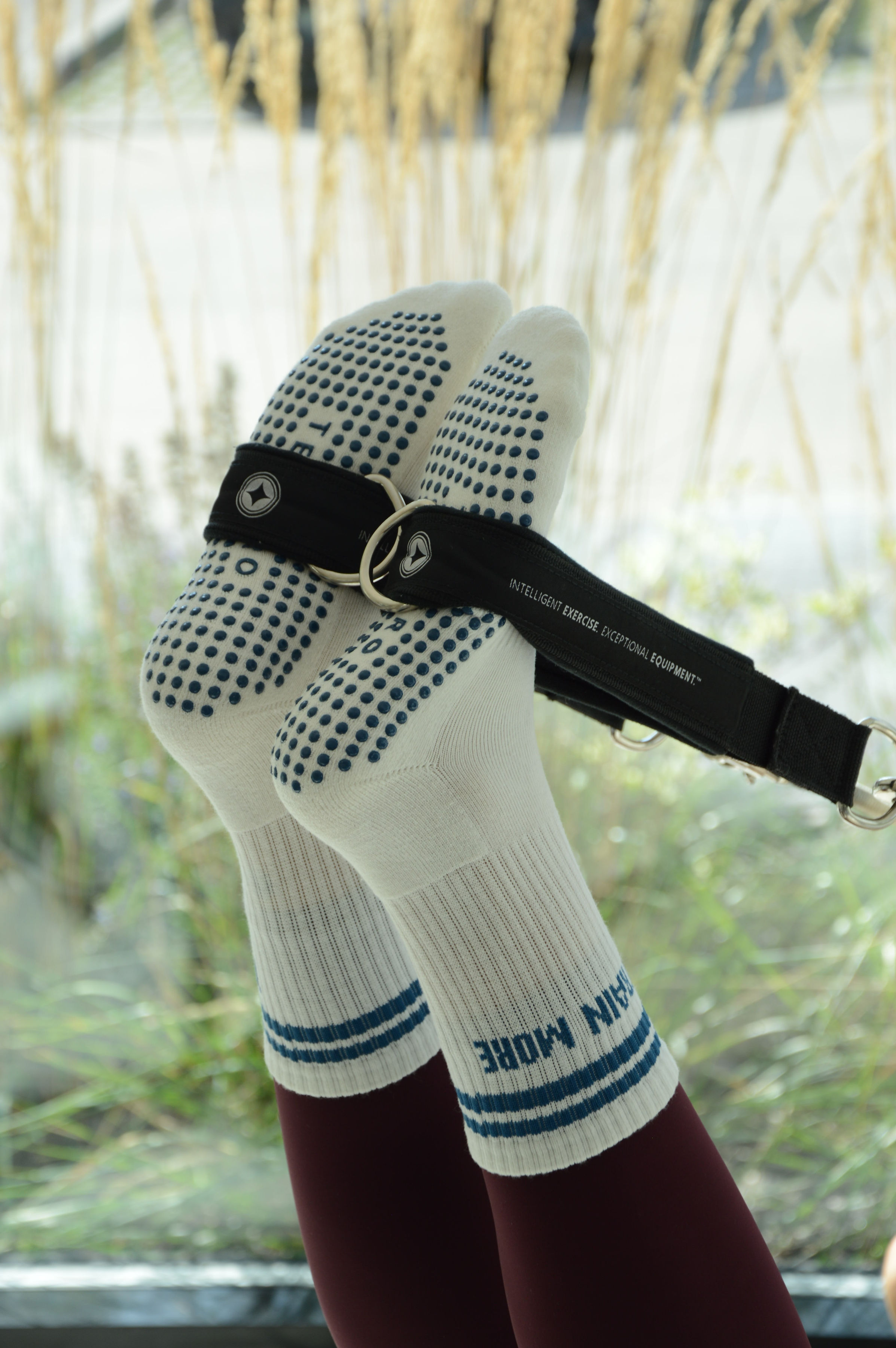 Talk less, train more Grip Socks