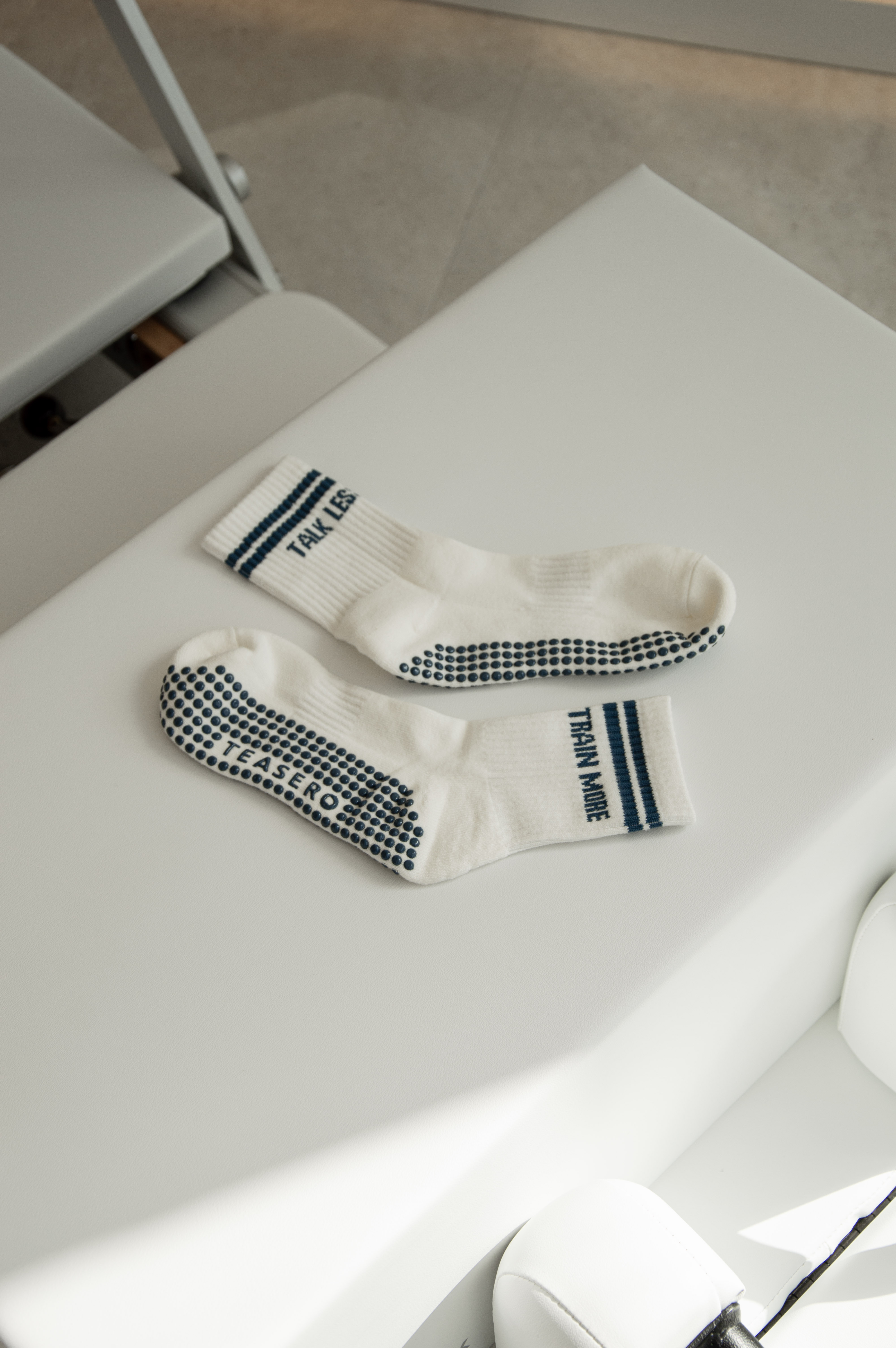 Talk less, train more Grip Socks