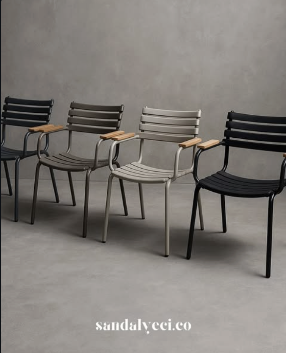 Modern Metal Sandalye