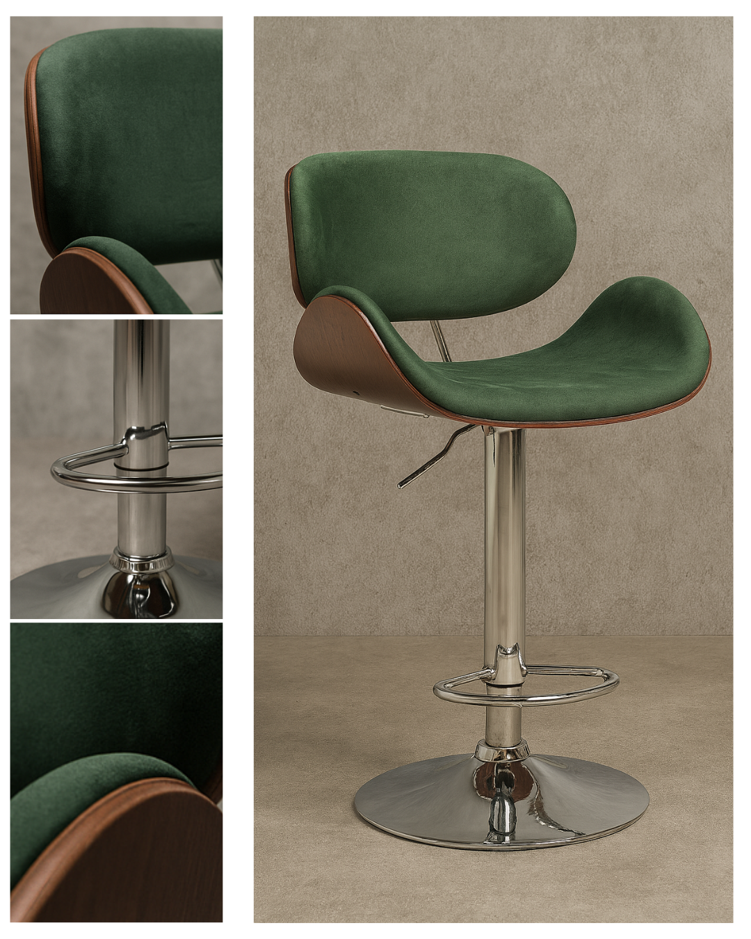 Yeşil Döner Bar Taburesi