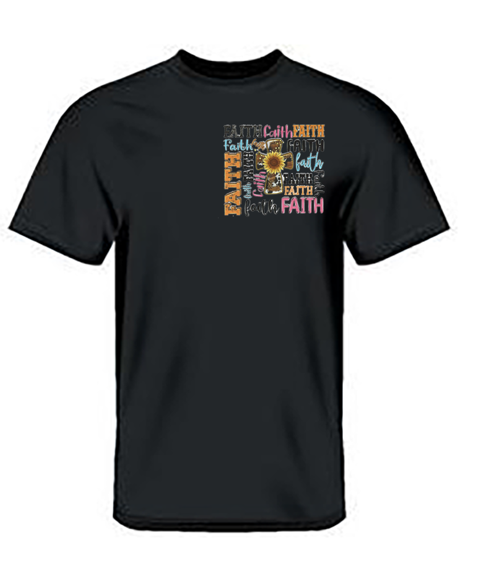 Faith Sunflower Graphic T-Shirt