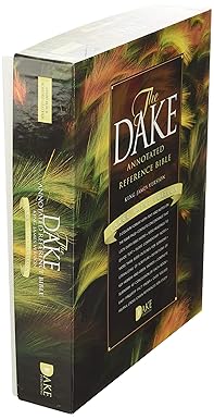 Dake Annotated Reference Bible-KJV-Large Print Bonded Leather – Large Print, by Finis Jennings Dake 