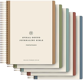 ESV Spiral-Bound Journaling Bible, Five-Volume Set (Hardcover): Holy Bible, English Standard Version Product Bundle – May 9, 2024 by ESV Bibles 