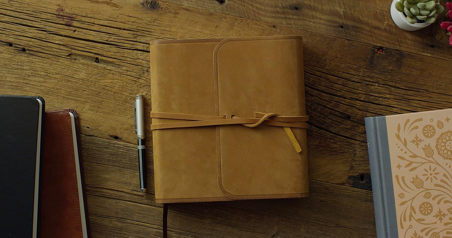 ESV Journaling Study Bible (Natural Leather, Brown, Flap with Strap): Holy Bible, English Standard Version Leather Bound – May 11, 2023 by ESV Bibles (Author), Wayne Grudem 
