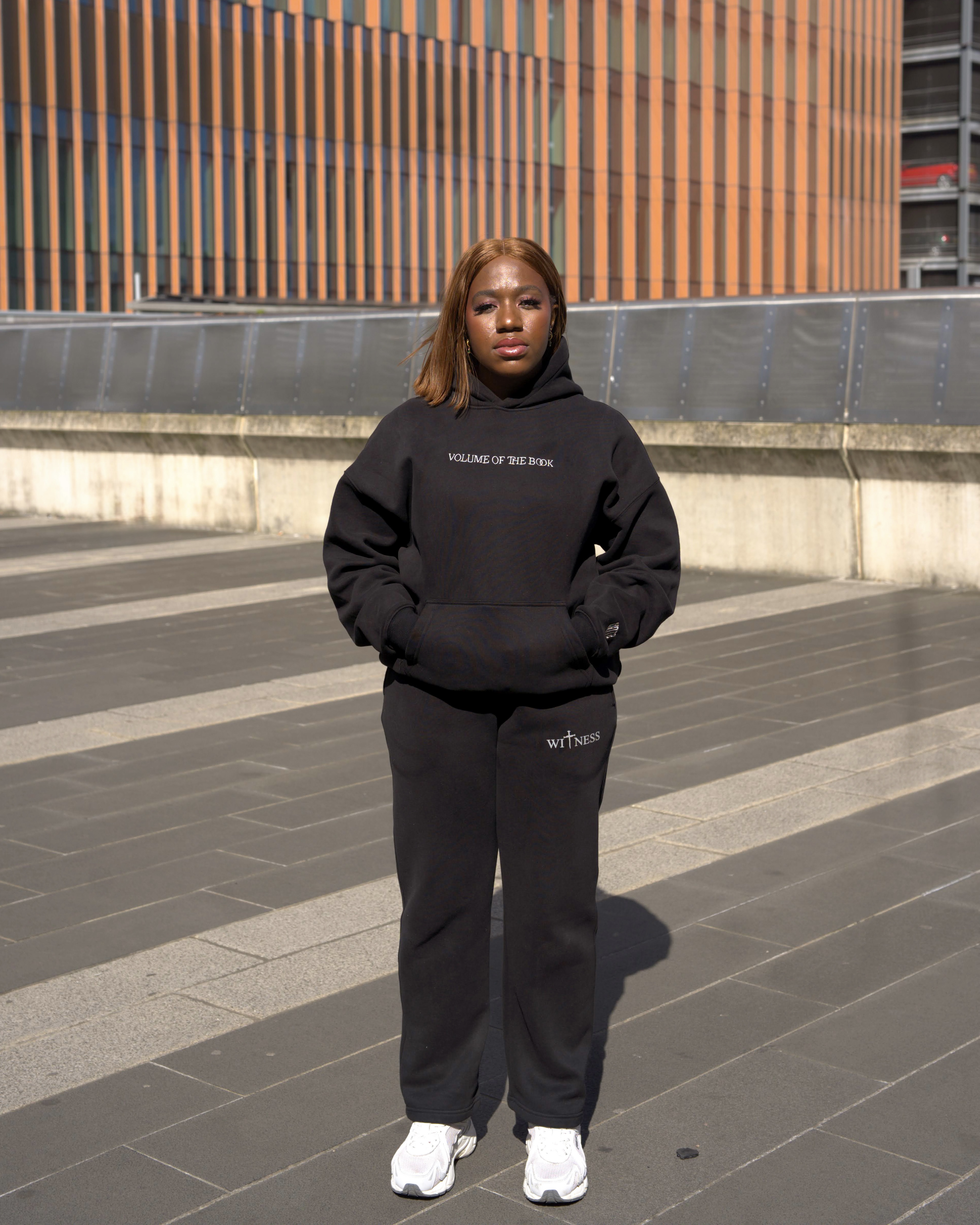 Black Hoodie Set