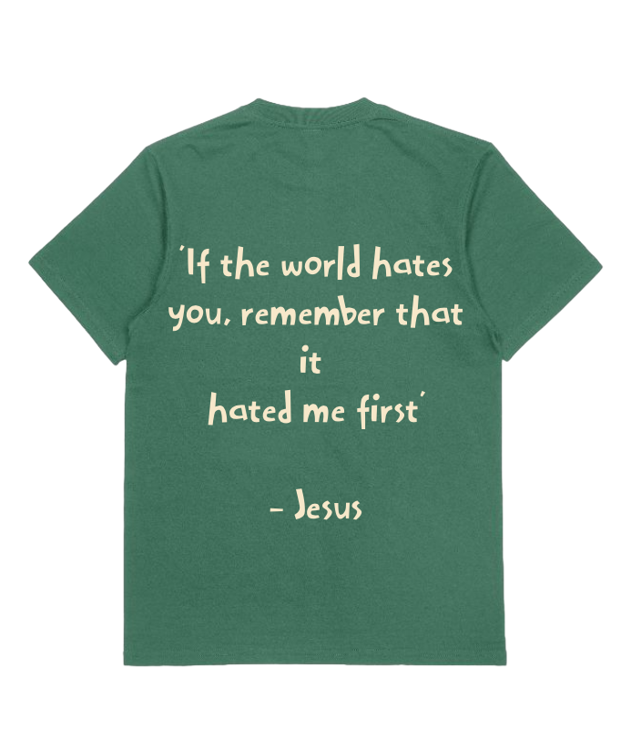 If the world hates you, remember that it hated me first