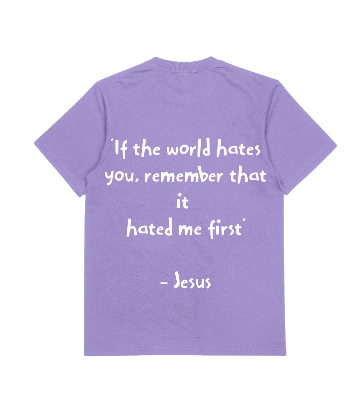 If the world hates you, remember that it hated me first