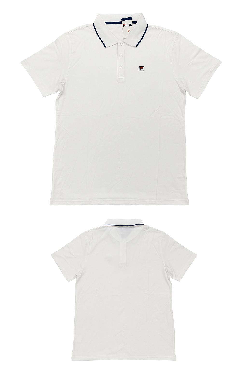 Camiseta Polo Fila blanca