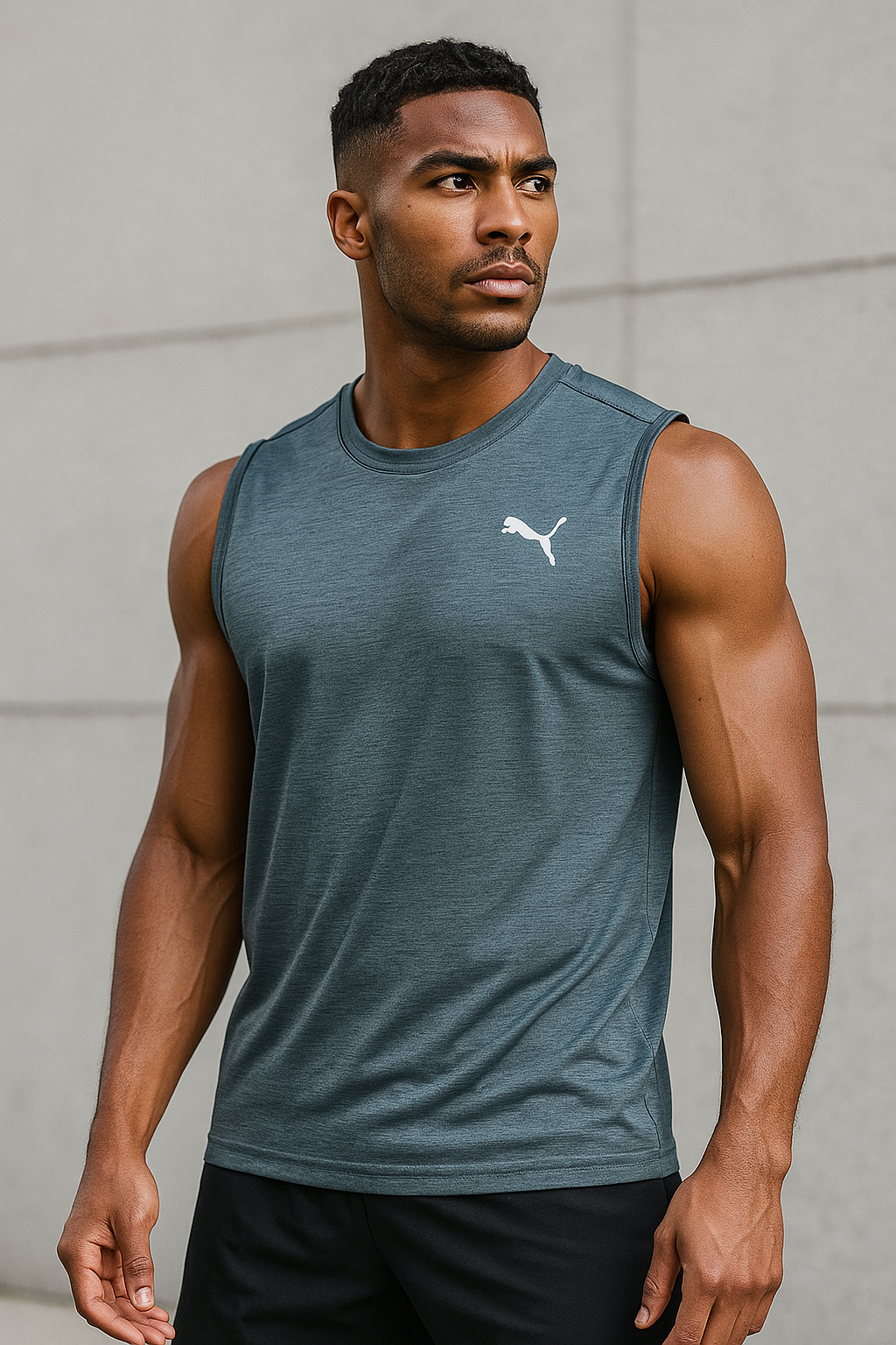 Camiseta sin mangas Puma gris