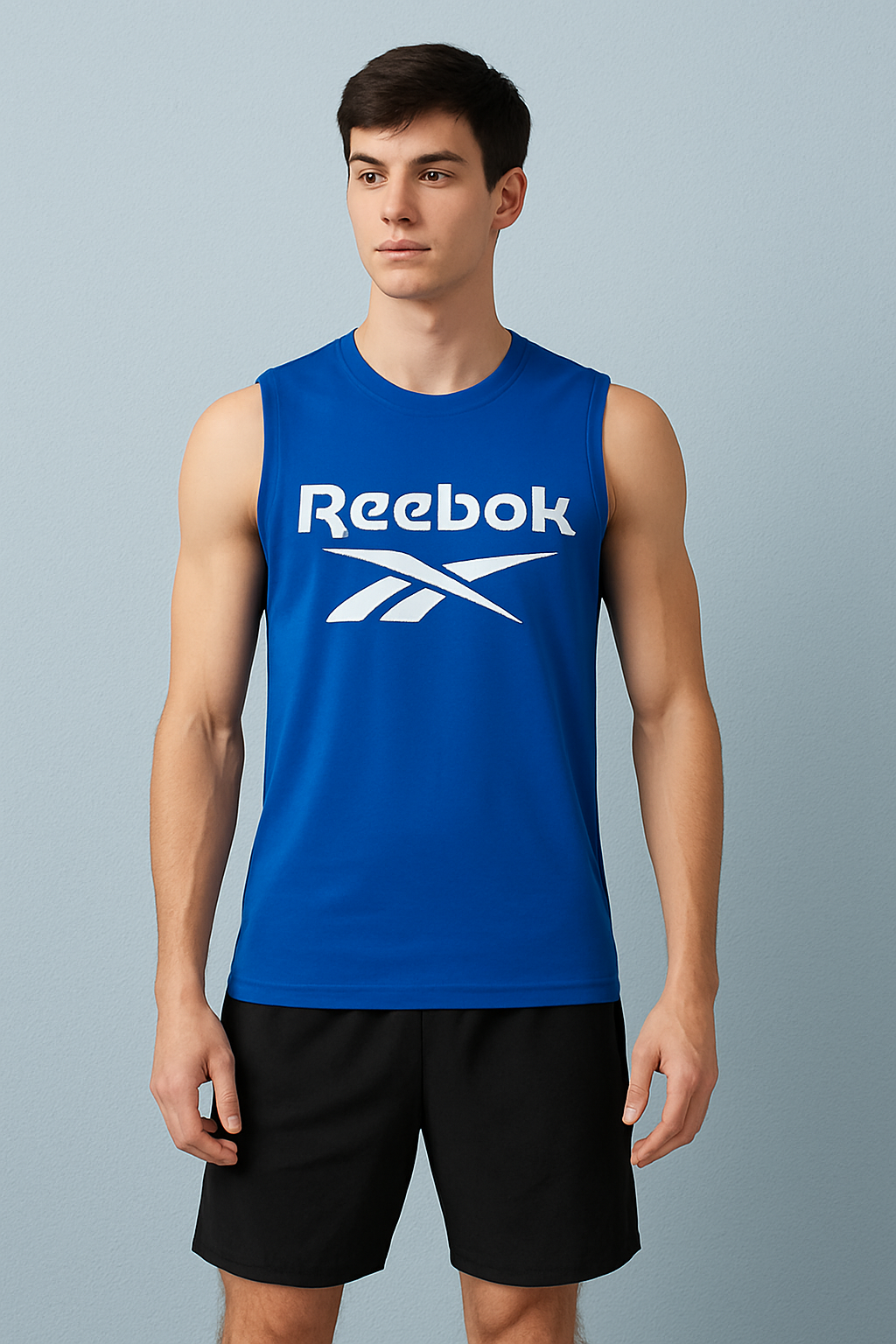 Camiseta sin mangas Reebok azul
