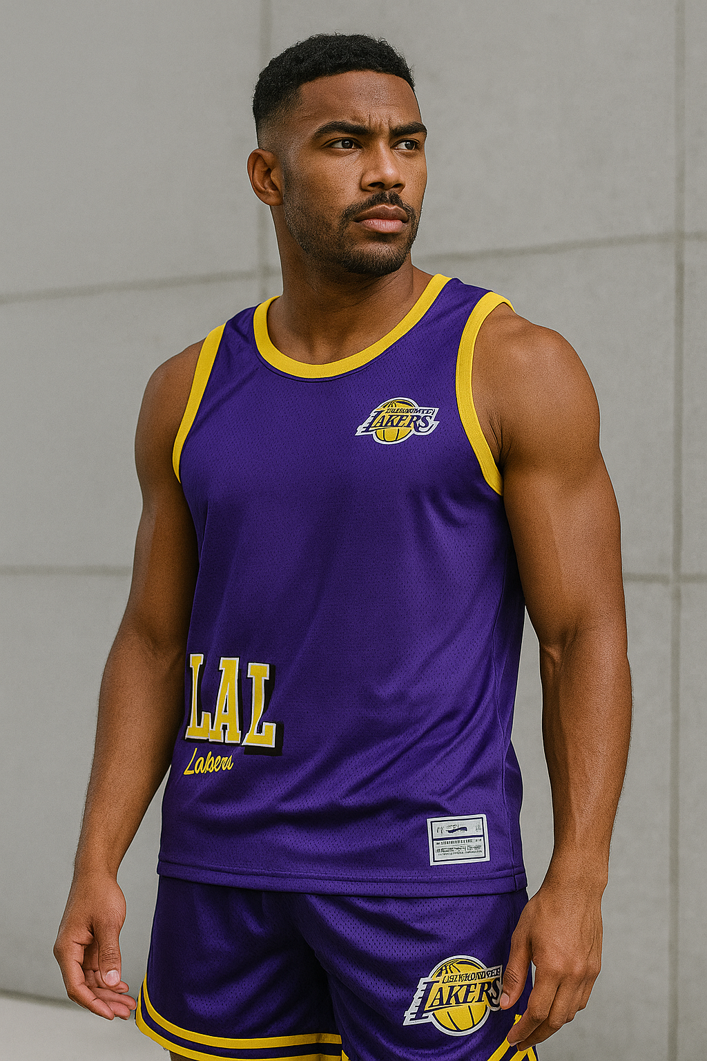 Conjunto de camiseta y pantalón de Los Angeles Lakers