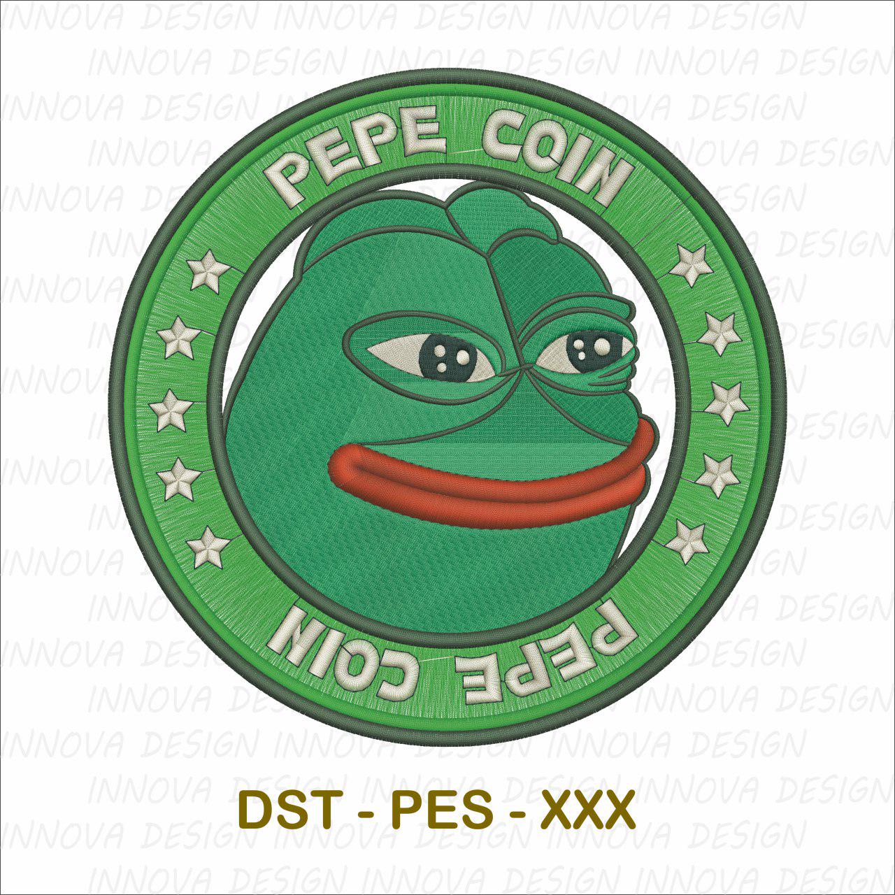 Pepe Coin Embroidery Art: A Unique Meme Collectible