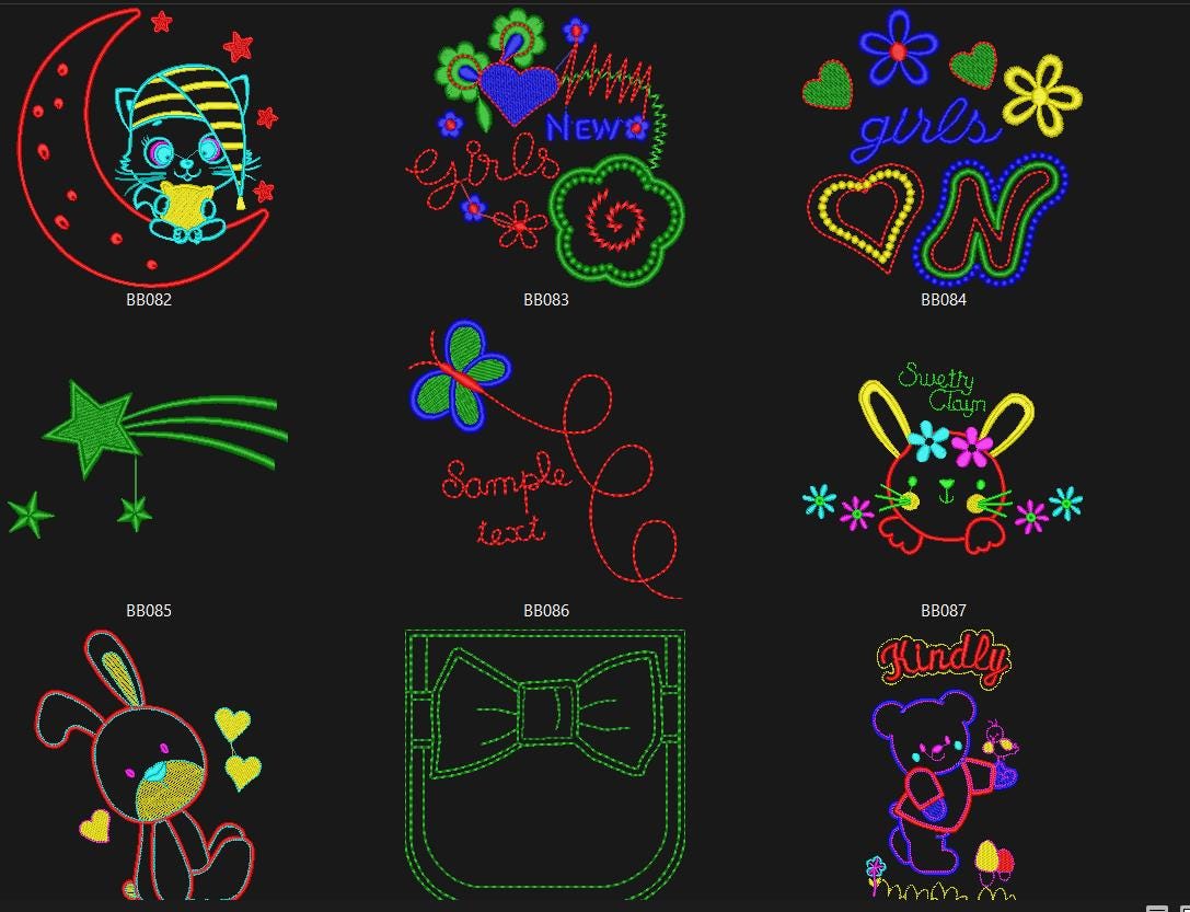 100 Embroidery Designs Collection