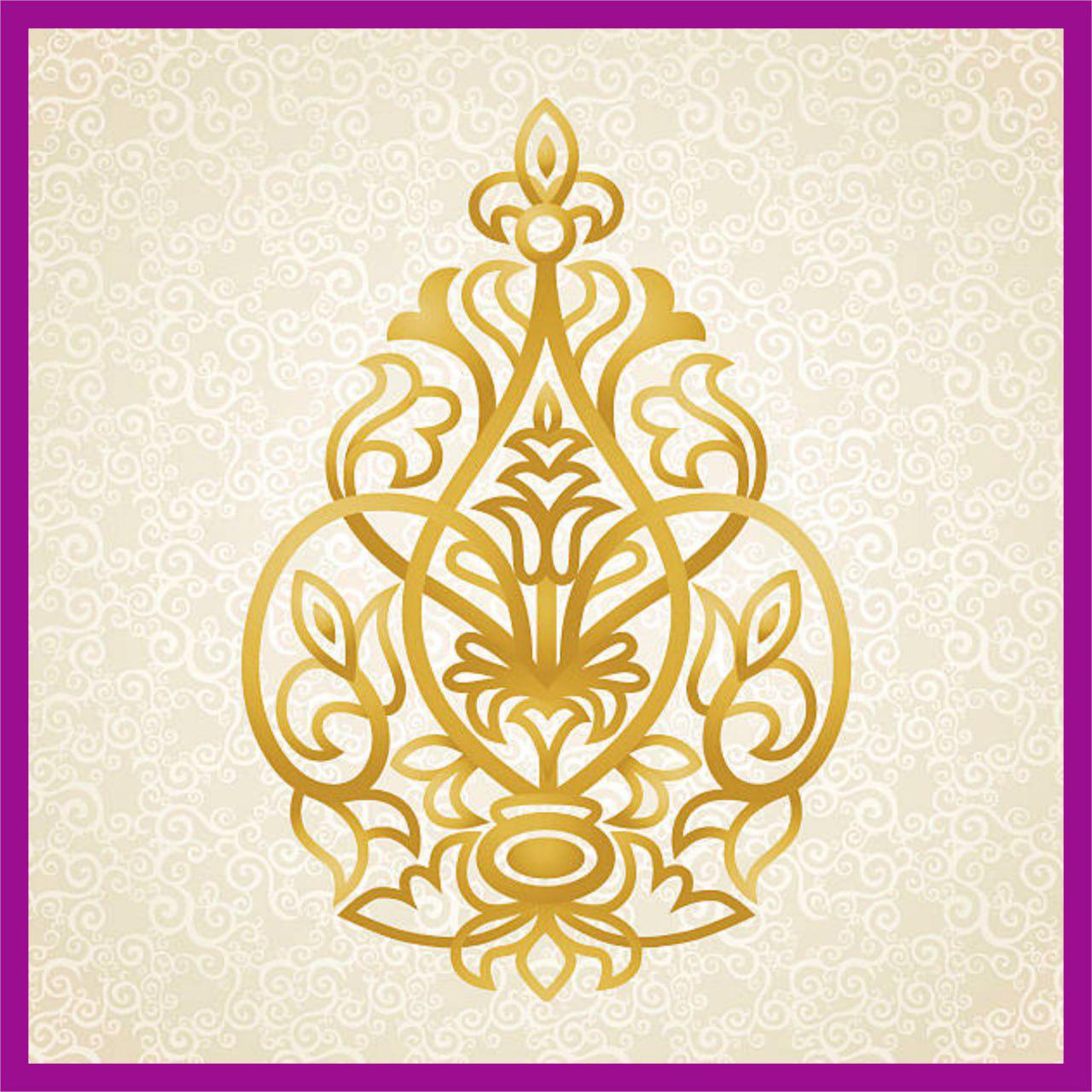 Baroque Embroidery Design - Single Color Machine Embroidery Pattern | 30x22cm Digital Download | For All Embroidery Machines
