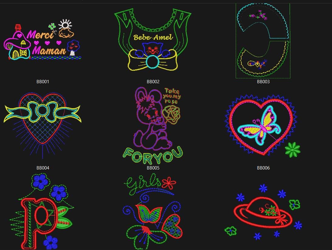 100 Embroidery Designs Collection