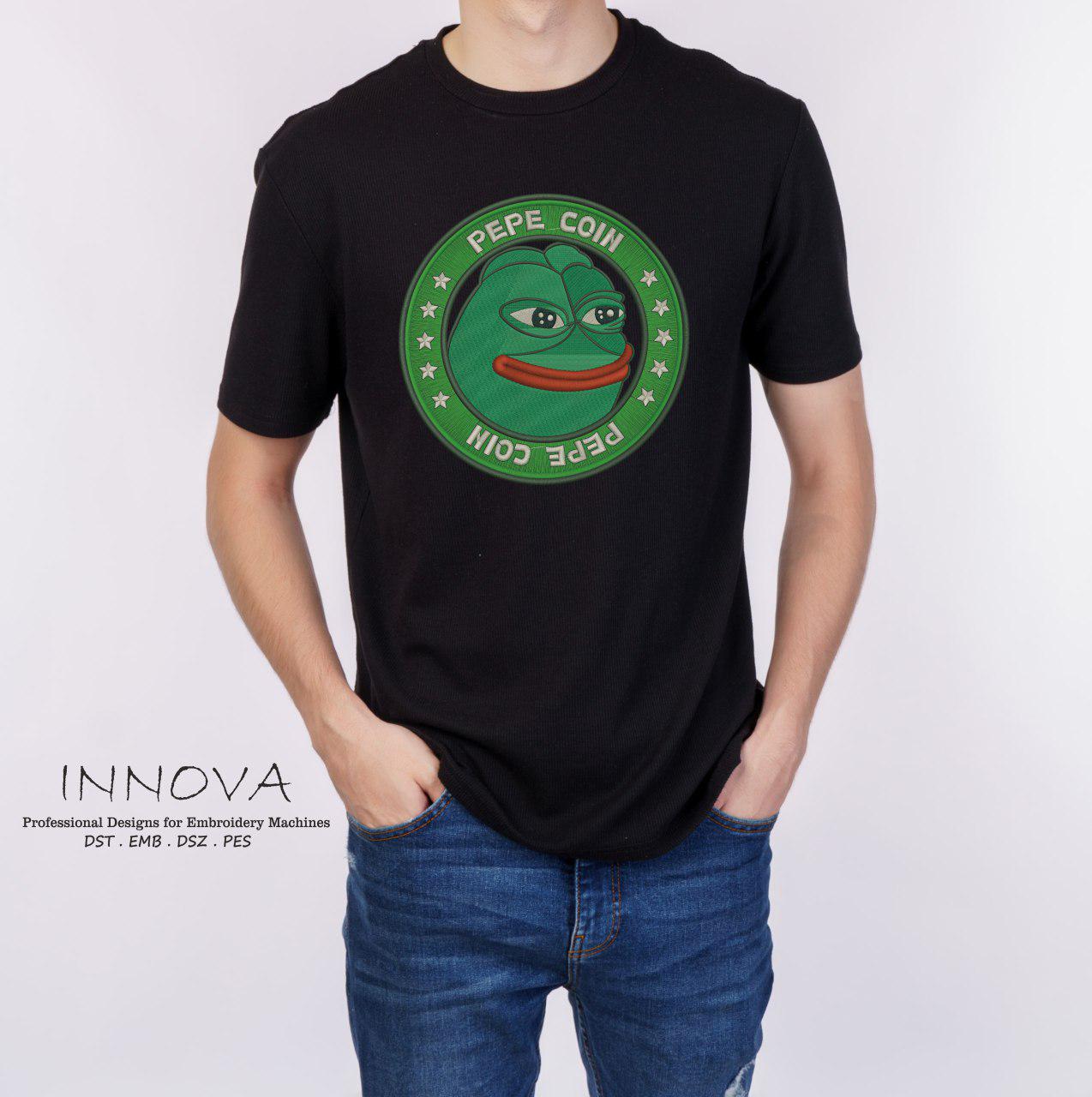 Pepe Coin Embroidery Art: A Unique Meme Collectible