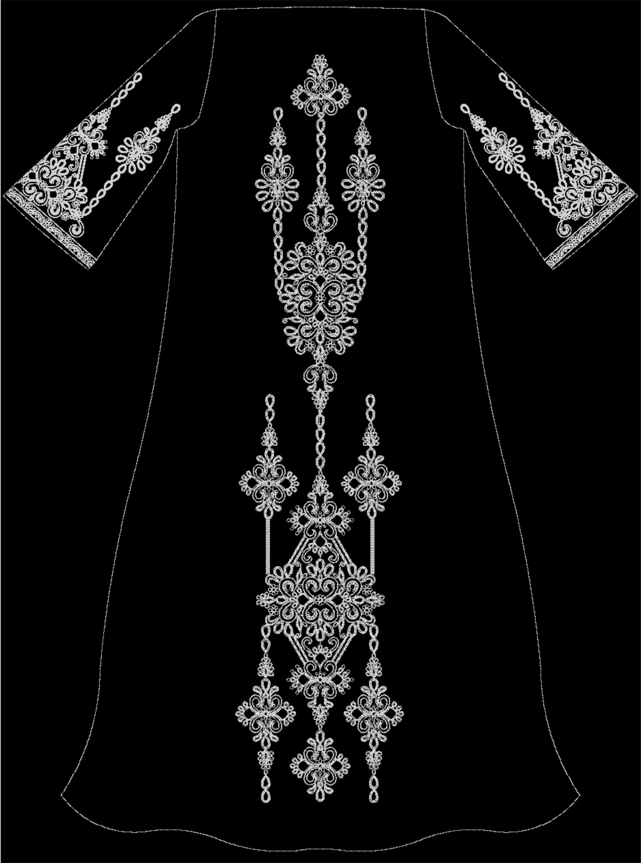 5-Part High-Quality Cording Embroidery Design – Instant Digital Download
