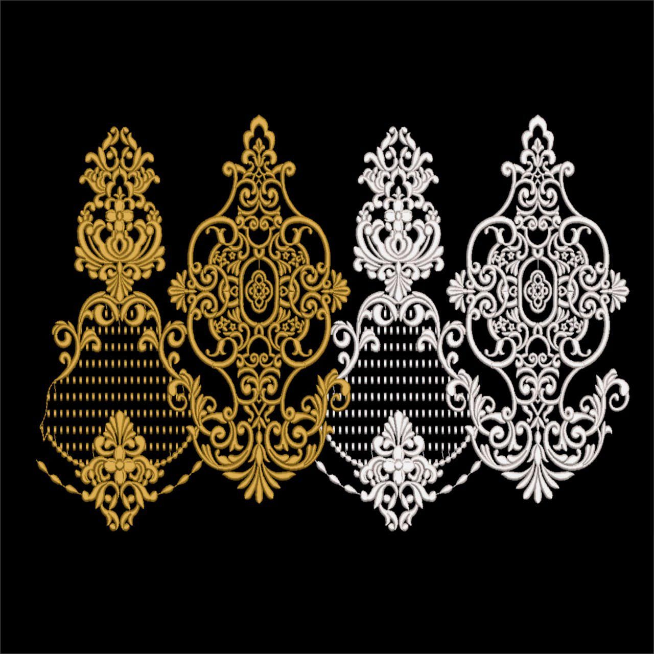 Ornamental Vintage Embroidery Design Set | 50 x 22 cm |