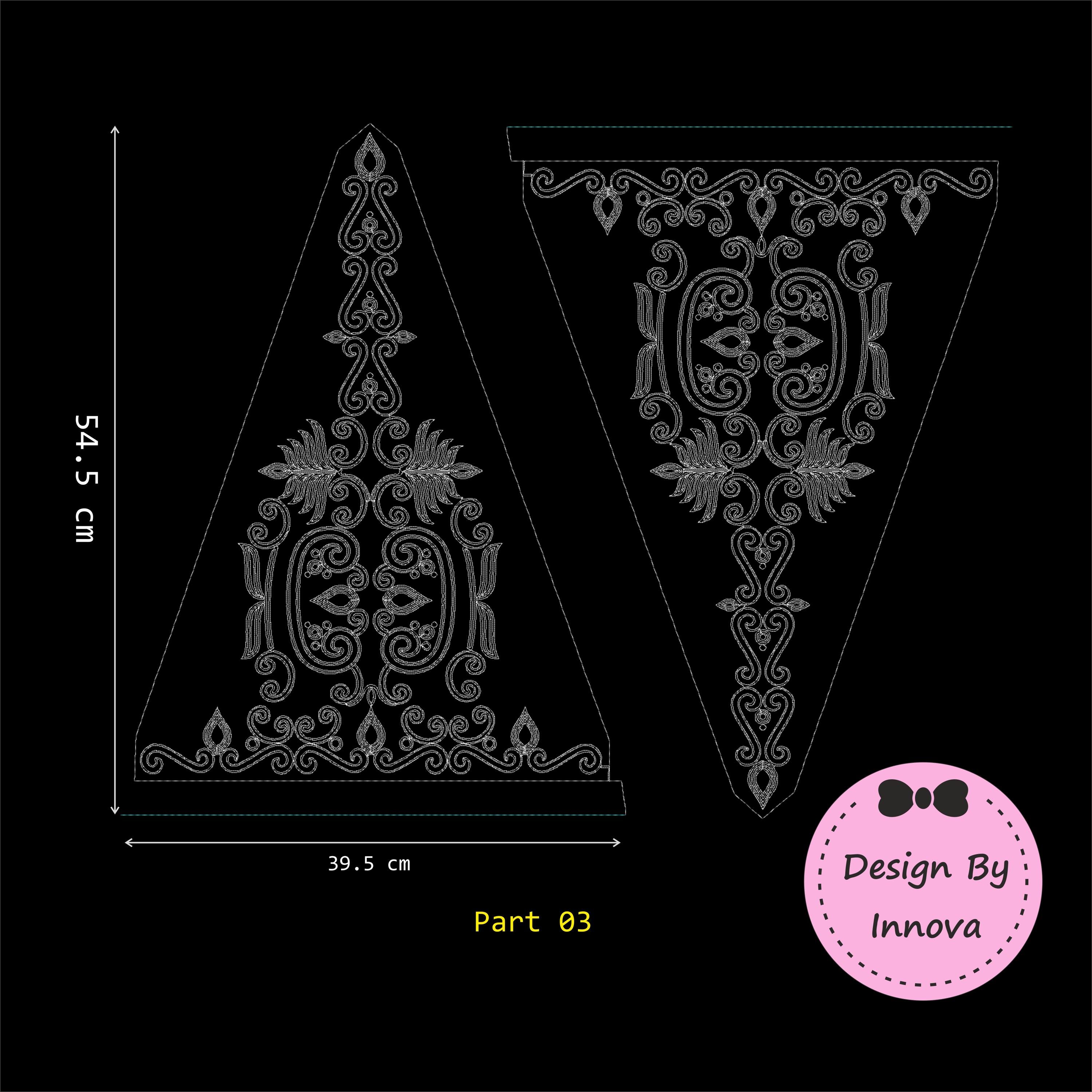 High-Quality Cording Embroidery Design