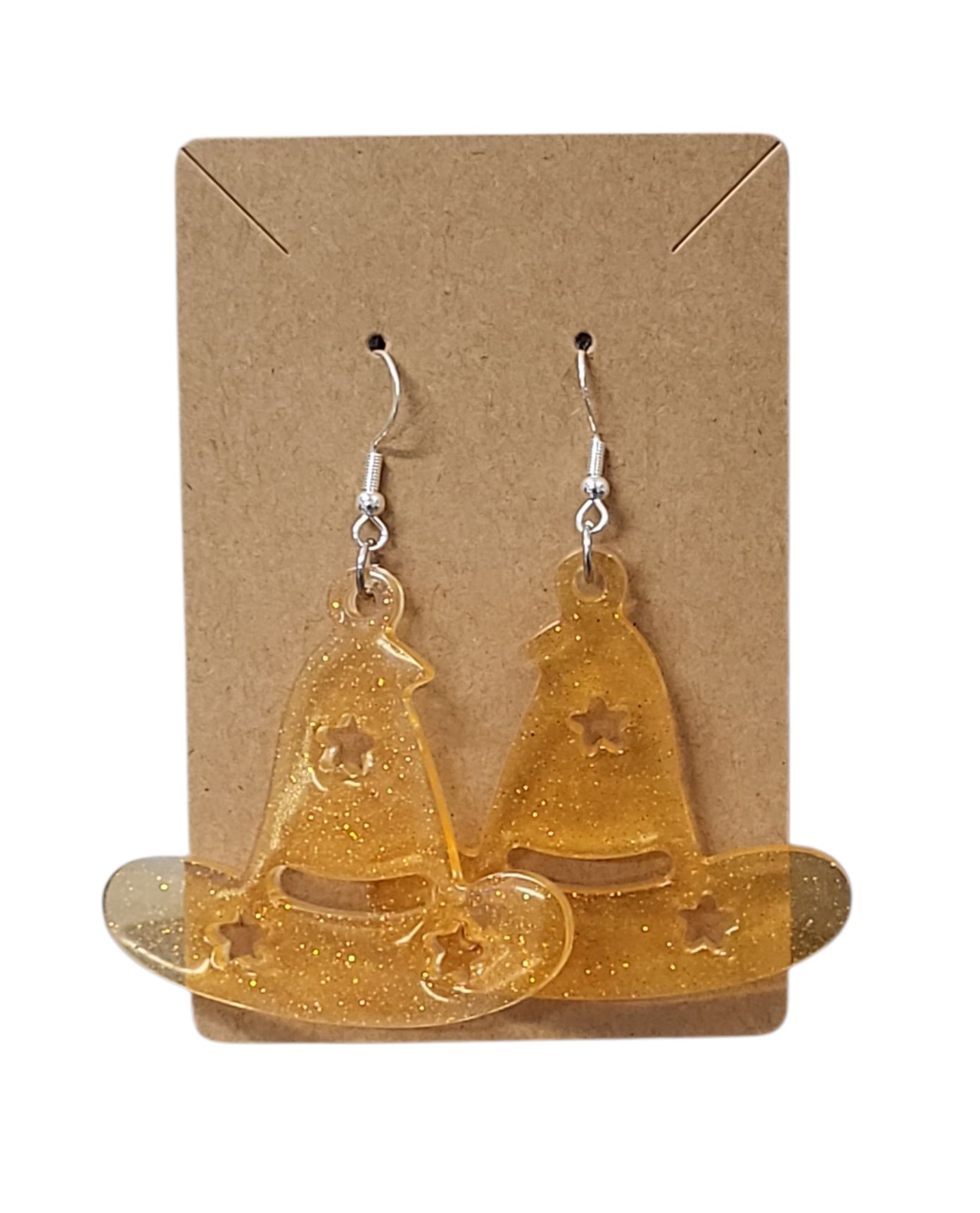 Witch hat earrings