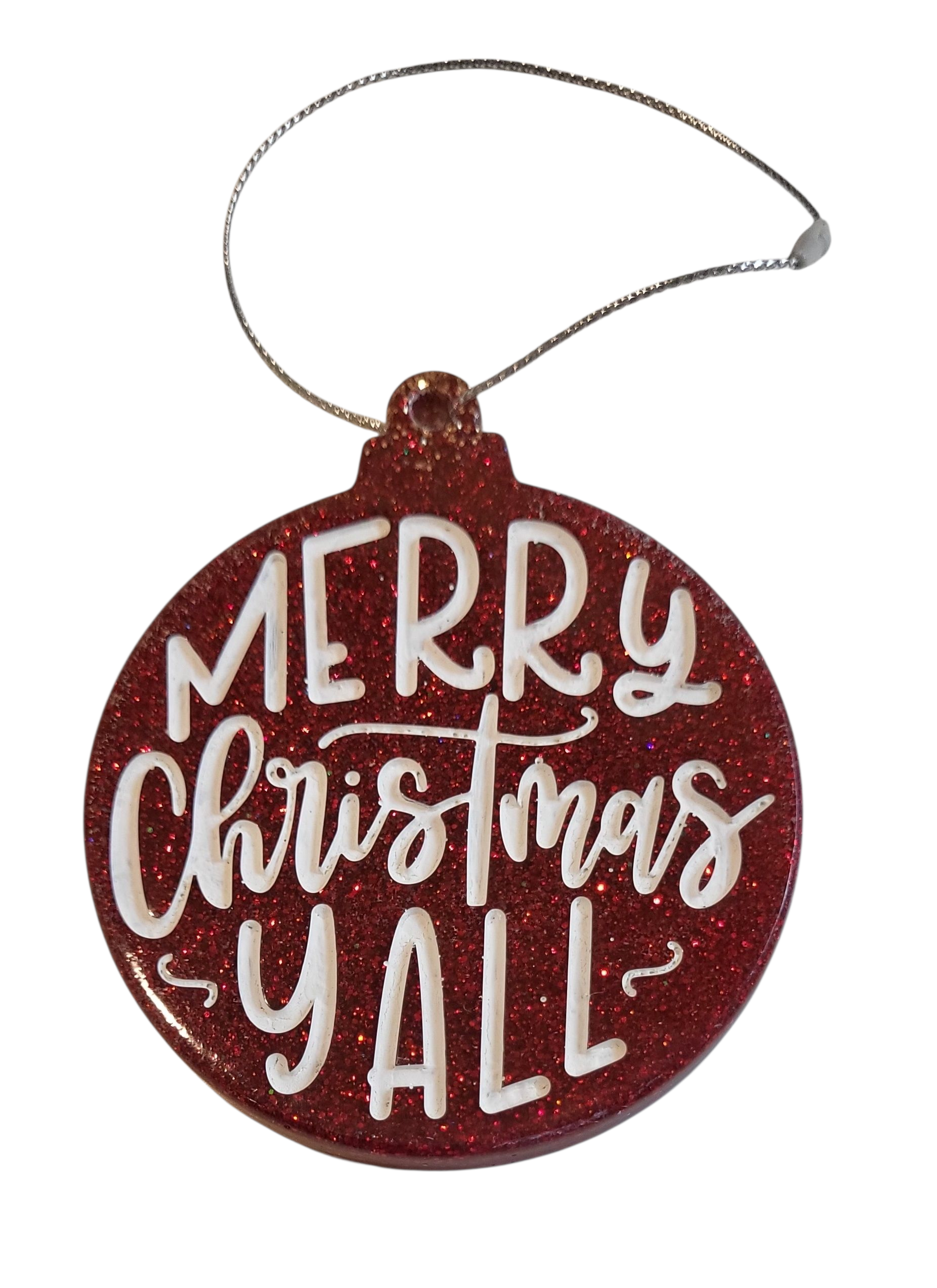 Merry Christmas Yall Ornament