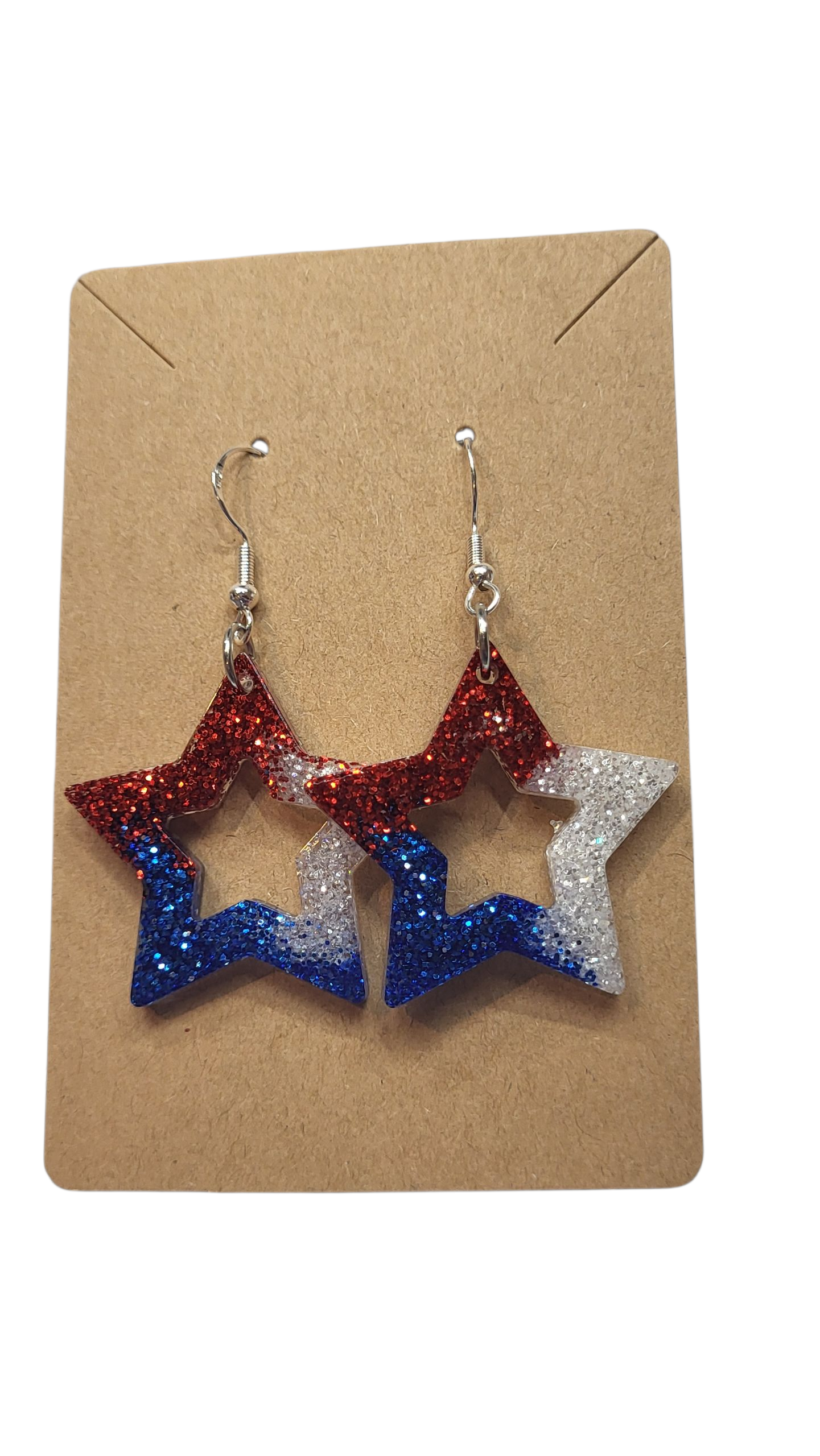 Patriotic Star Earrings