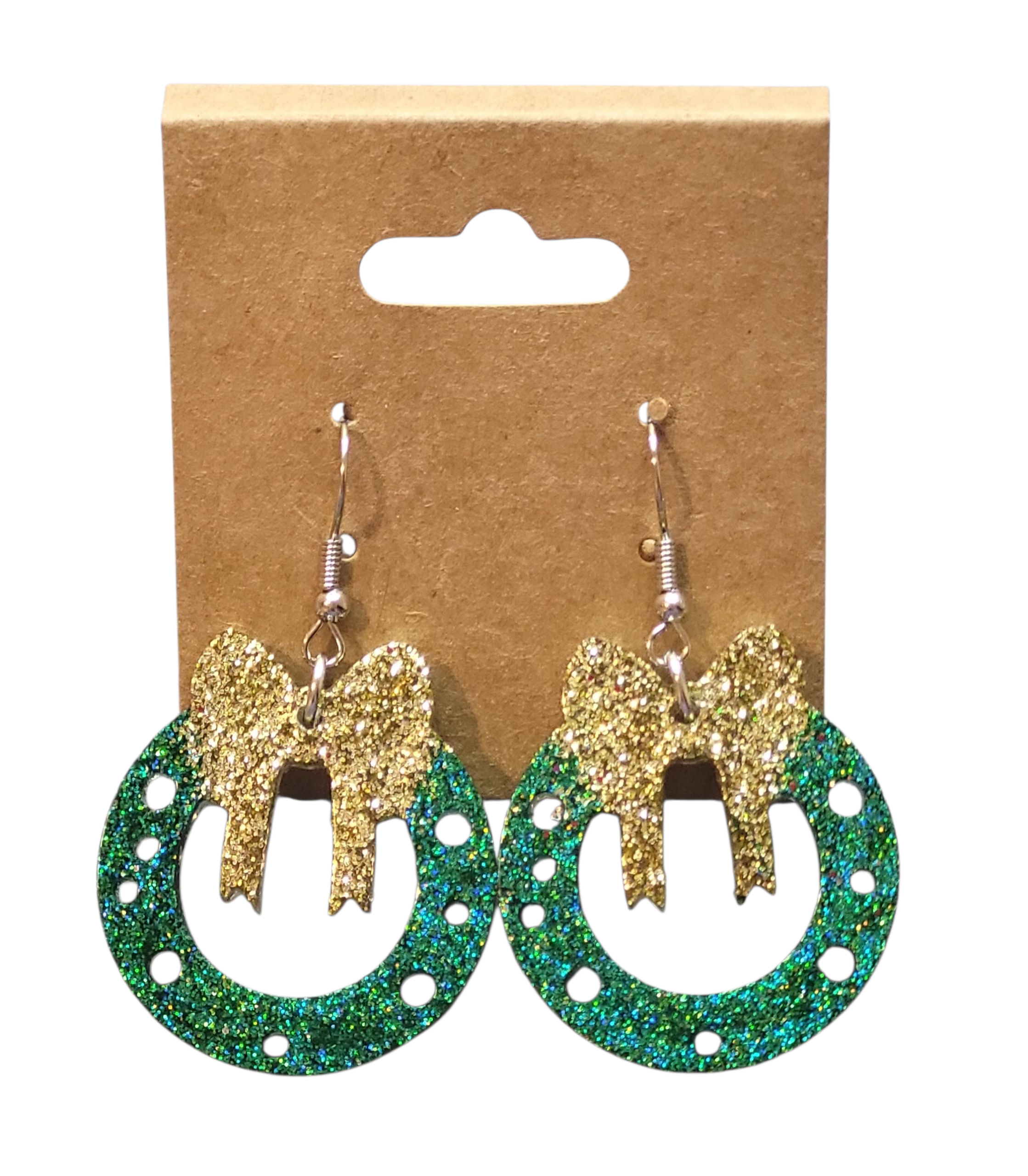 Christmas Wreath Earrings