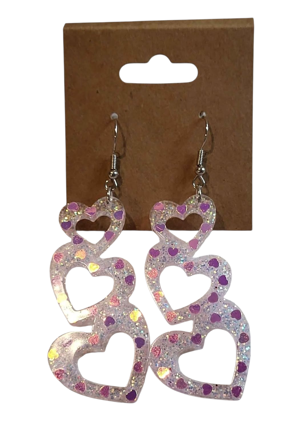 Unified Heart Link Earrings 