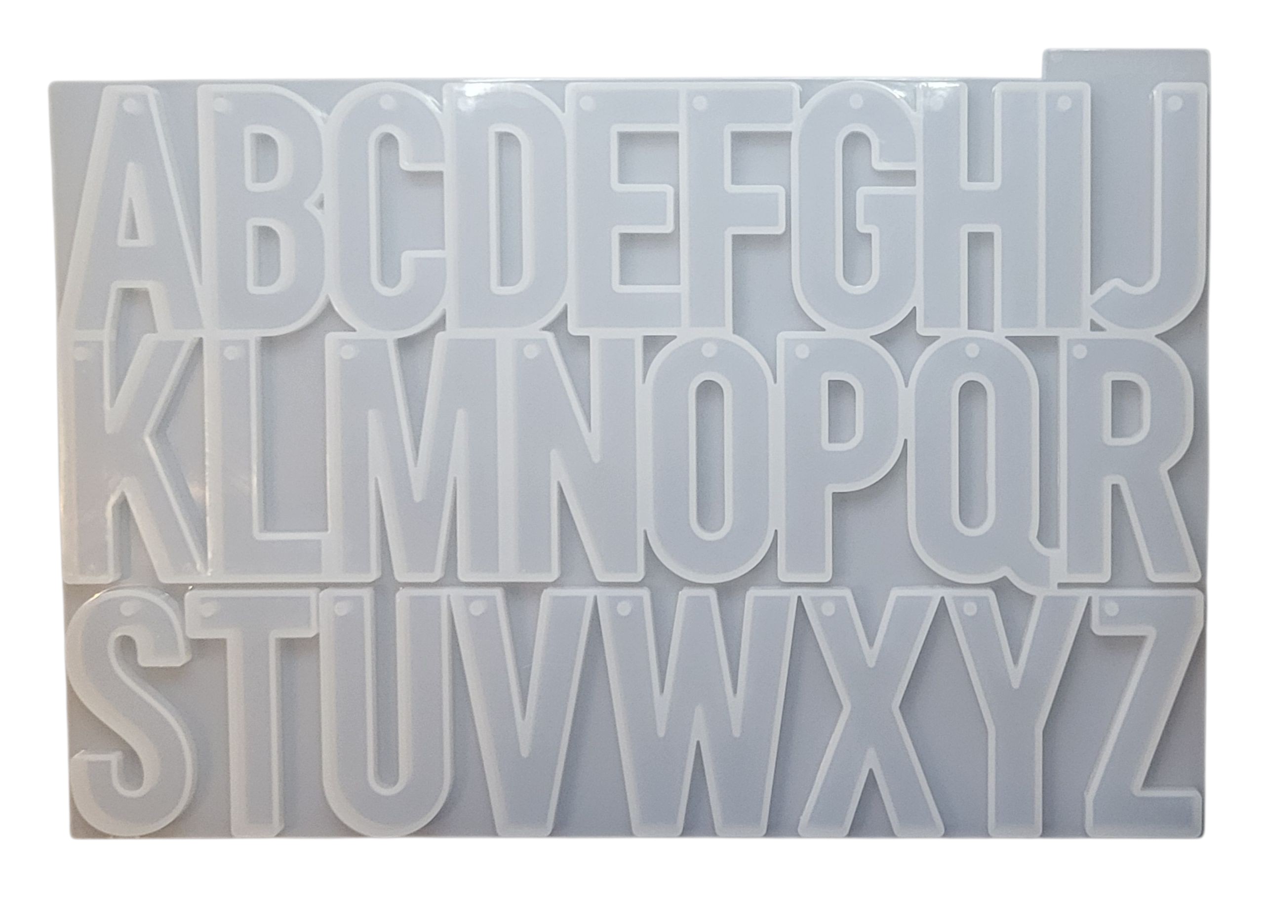 Custom letter keychains