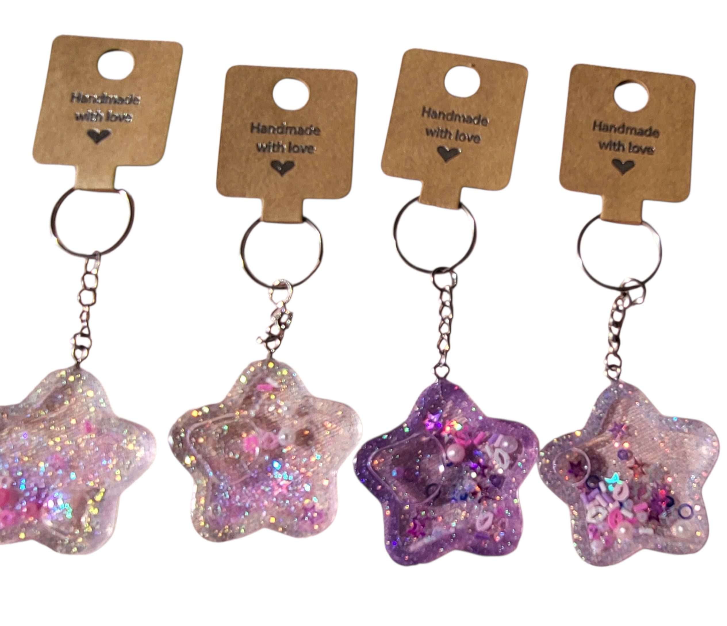 Star shaker keychain 