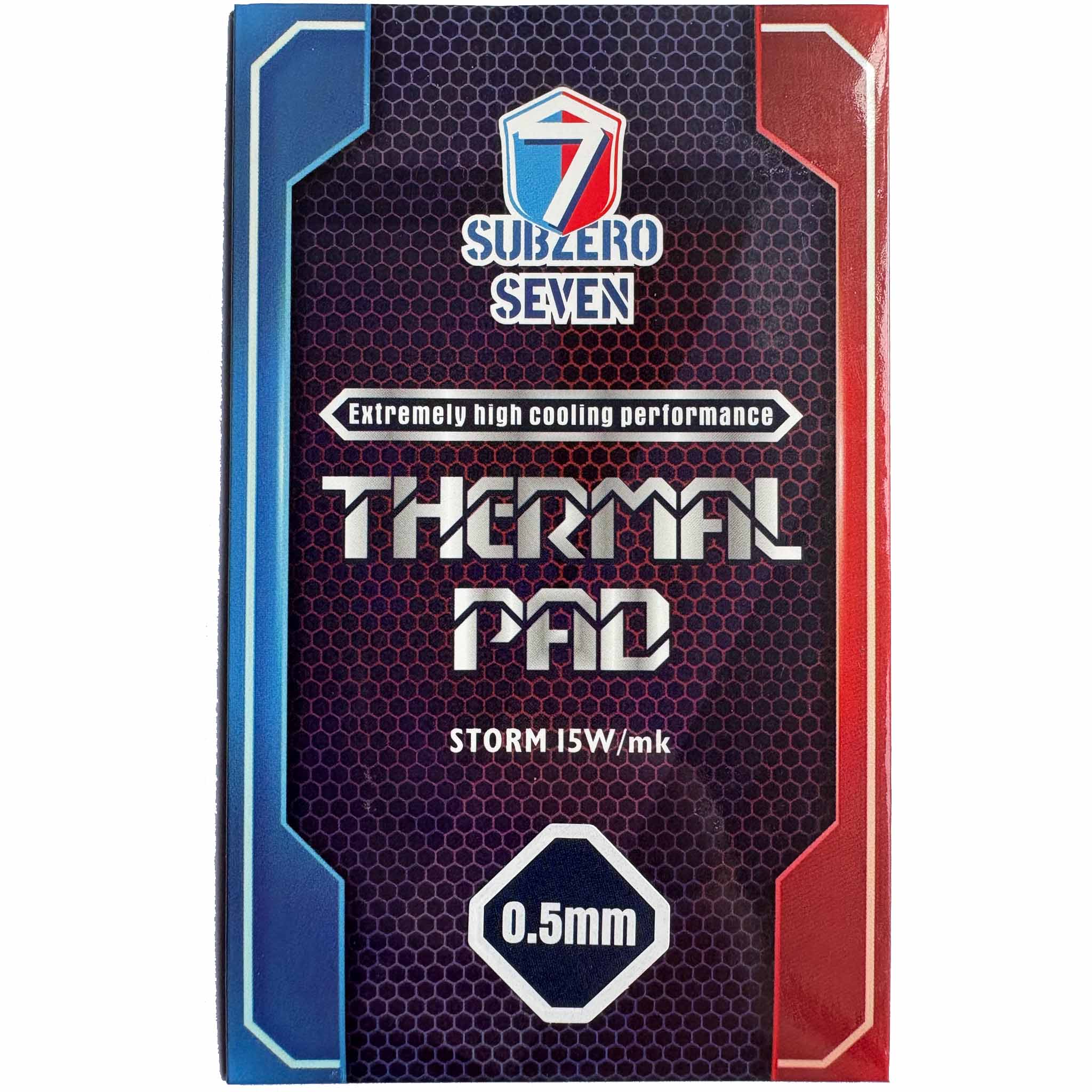 SubZero Seven 15W/mK Thermal Pad 90x50mm High Performance for GPU, VRM, VRAM, PS4, PS5, XBOX